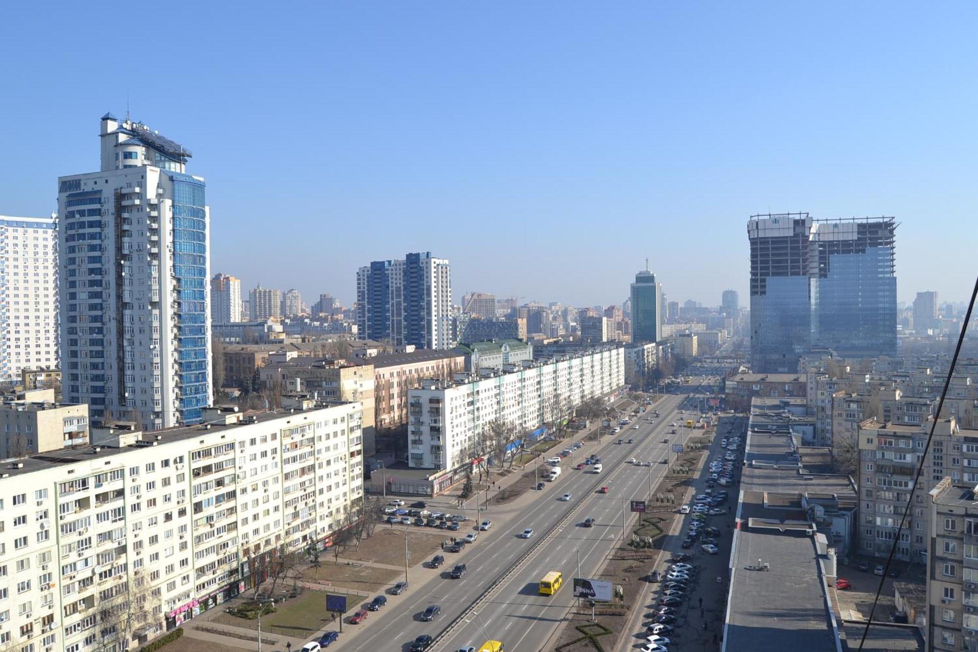 קייב Apartment On Prospect Beresteiskyi 29 מראה חיצוני תמונה